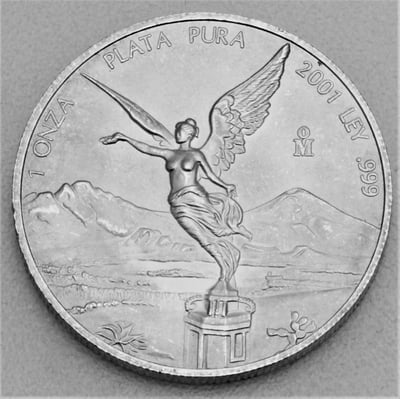 Silbermünze 1oz "Libertad" 2001 (Mexiko) - Miniaturansicht 1