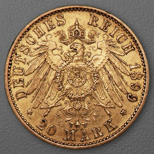 Goldmünze 20 Mark "Wilhelm II." 1899-A J.252 (Preußen) - Miniaturansicht 2