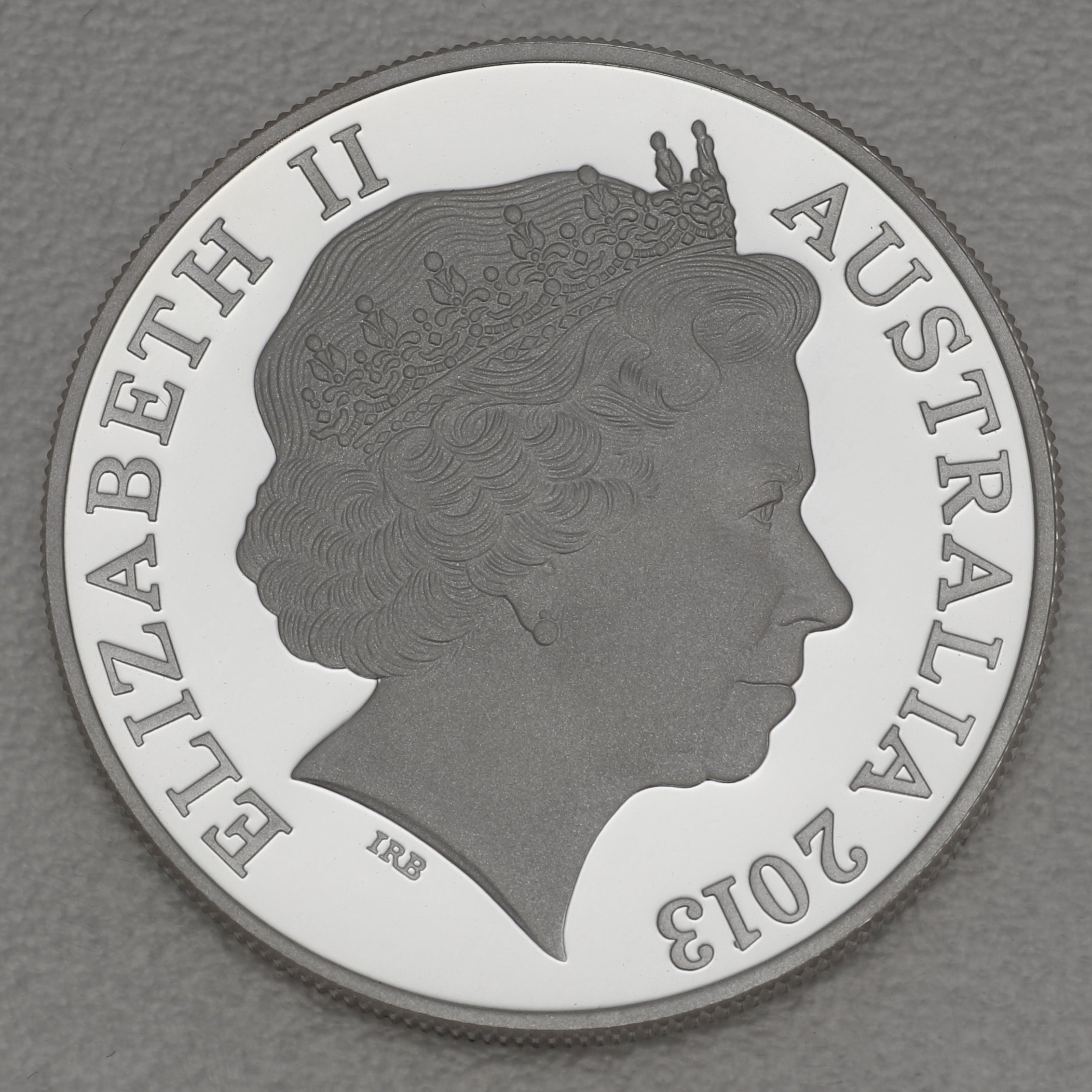 Silbermünze 1oz "Krokodil-Bindi" 2013 (koloriert) Australian Saltwater Crocodiles (Australien) - Detailansicht 1