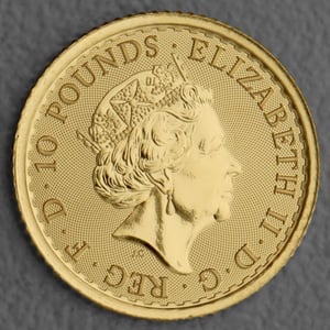 Goldmünze 1/10oz "Britannia" 2023 Elizabeth II. (Großbritannien) - Miniaturansicht 2