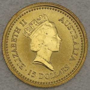 Goldmünze 1/10oz "Australian Nugget" 1988 (Australien) - Miniaturansicht 2