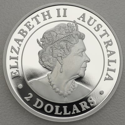 Silbermünze 2oz "Wedge-tailed Eagle" 2020 (PP/Piedfort) (Australien) - Miniaturansicht 2