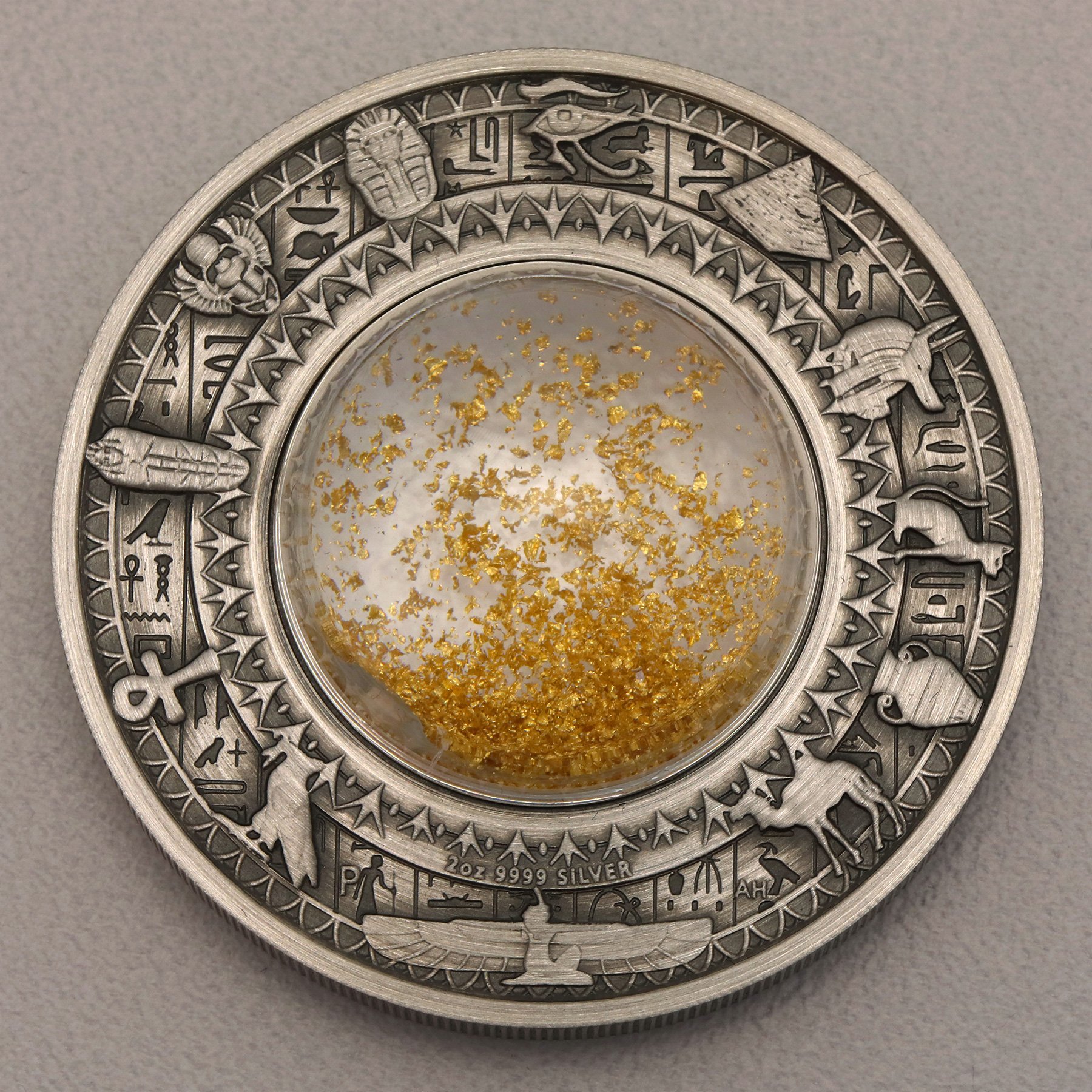 Silbermünze 2oz "Treasures of Ancient Egypt" Antique Finish - Hauptansicht