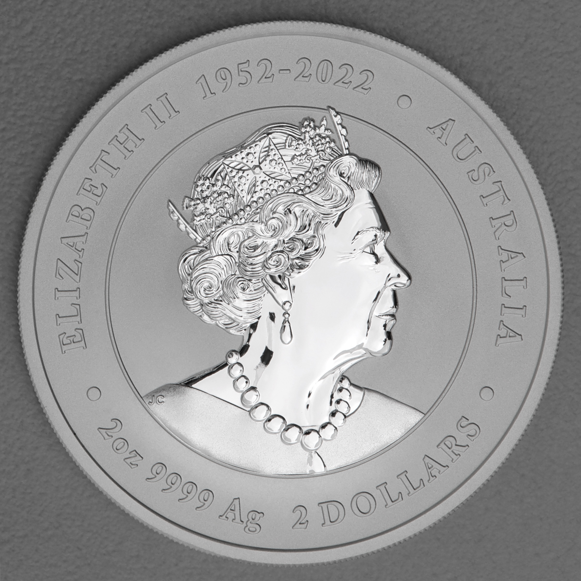 Silbermünze 2oz "Drache" 2024 Lunar III – Year of the Dragon diff. (Australien) - Detailansicht 1