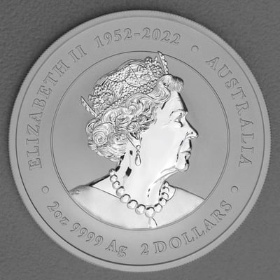 Silbermünze 2oz "Drache" 2024 Lunar III – Year of the Dragon diff. (Australien) - Miniaturansicht 2