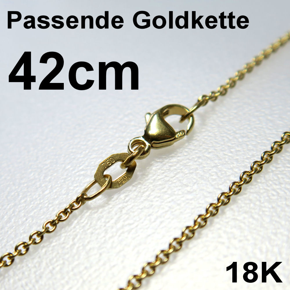 Goldkette 750er/42 cm "Anker-Form" (18 kt GG) - Hauptansicht