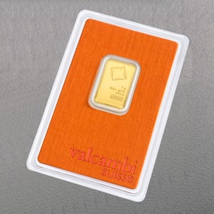 Goldbarren 5g VALCAMBI geprägt - Miniaturansicht 3