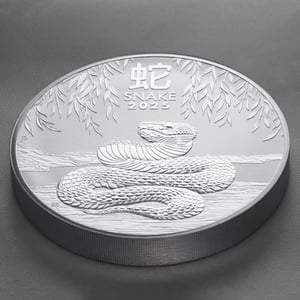 Silbermünze 1kg "Schlange" 2025 Lunar III – Year of the Snake (Australien) - Miniaturansicht 3
