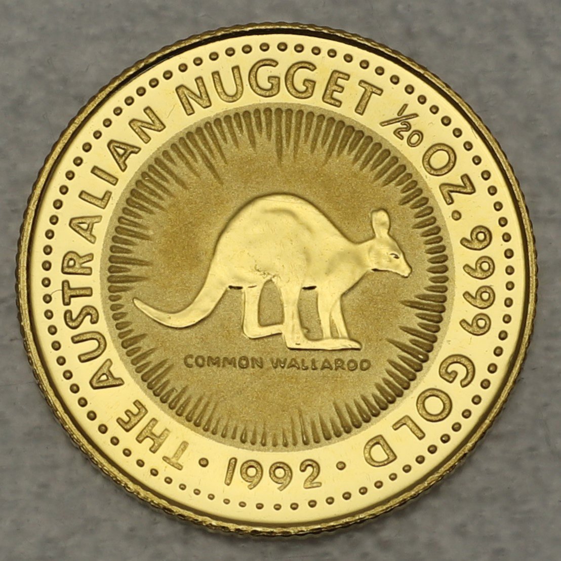 Goldmünze 1/20oz "Känguru" 1992 Australian Nugget (Australien) - Hauptansicht