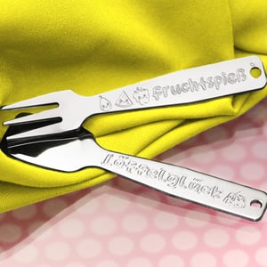 Gourmet-Gabel "Fruchtspieß" Sterling-Silber - Miniaturansicht 5