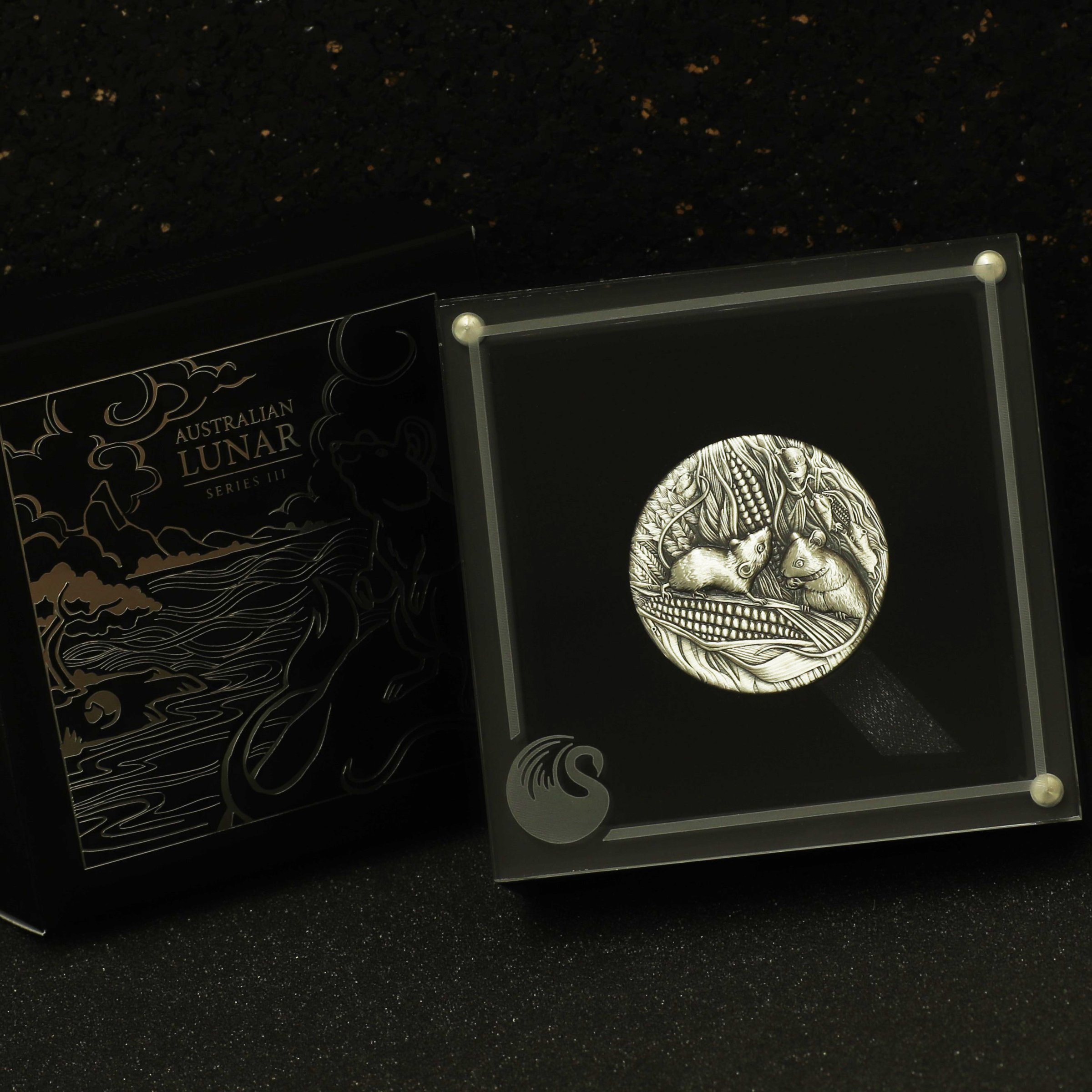 Silbermünze 2oz "Maus" 2020 (AF) Lunar III – Year of the Mouse (Australien) - Detailansicht 2