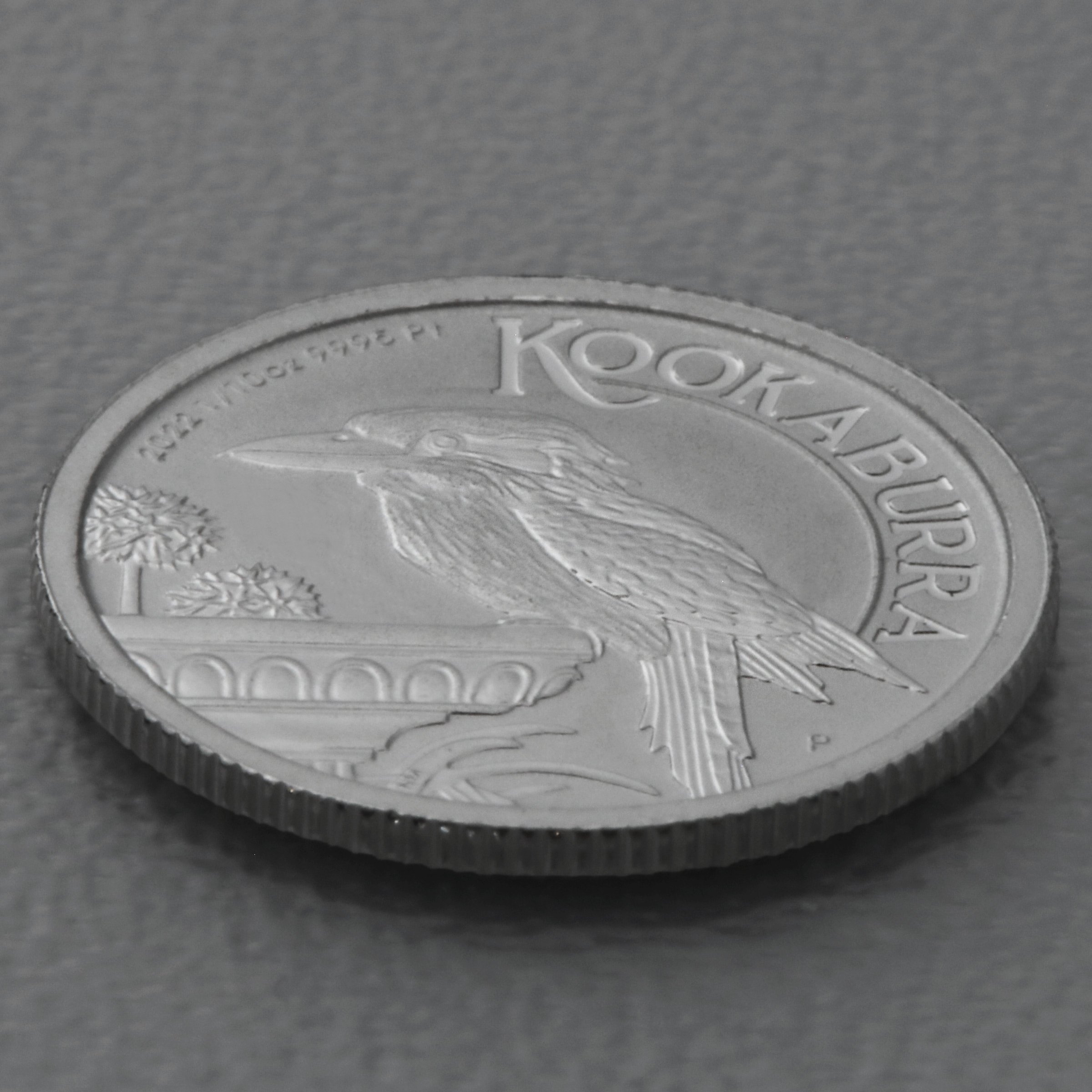 Platinmünze 1/10oz "Kookaburra" 2022 19% (Australien) - Detailansicht 2
