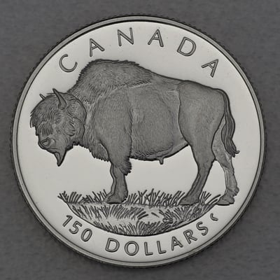Platinmünze 1/2oz "Wood Bison" 1997 Wildlife Canada (Kanada) - Miniaturansicht 1