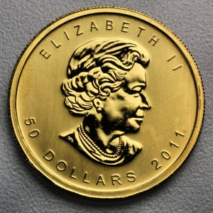 Goldmünze 1oz "Maple Leaf" verschiedene Jahrgänge (Kanada) - Miniaturansicht 4