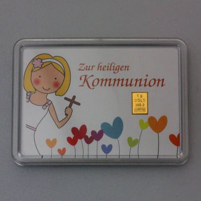 10x Motiveinleger "Kommunion (Mädchen)" - Hauptansicht
