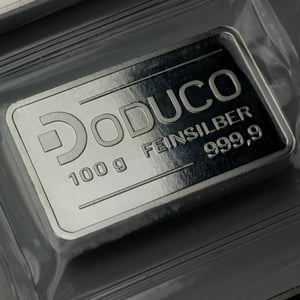 Silberbarren 100g Doduco - Miniaturansicht 4