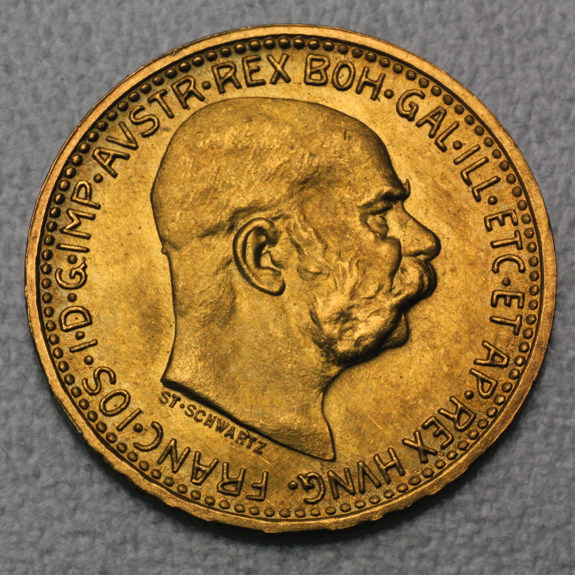 Goldmünze 10 Kronen "Schwartz" (Österreich) - Hauptansicht