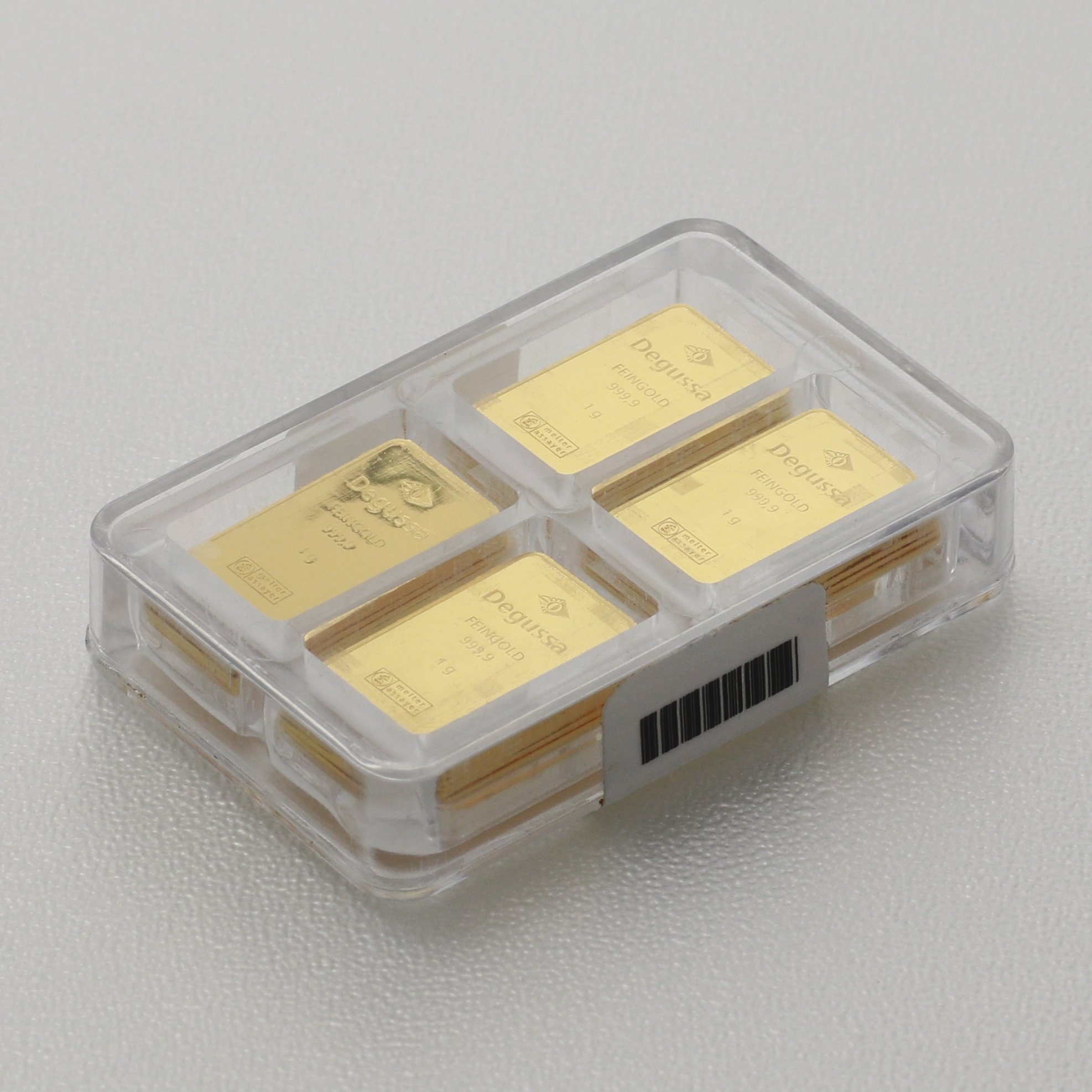 Goldbarren 40x 1g DEGUSSA Combicube - Hauptansicht