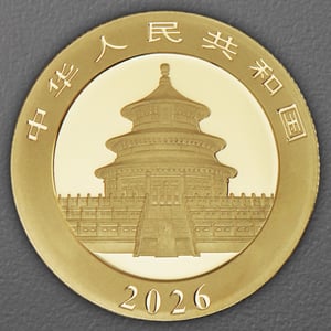 Goldmünze 15g "Panda" 2026 (China) - Miniaturansicht 2