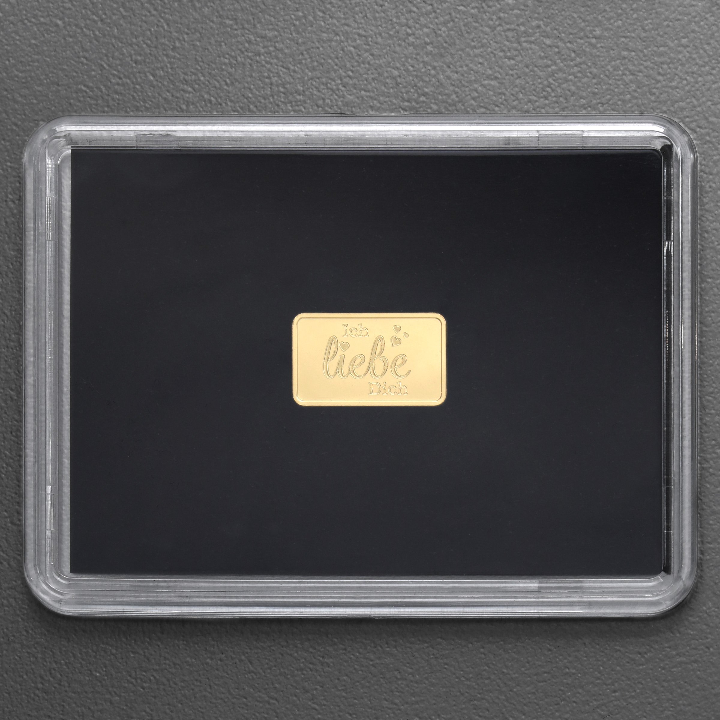 Goldbarren 2,5g Gravur "Ich Liebe Dich" - Detailansicht 4