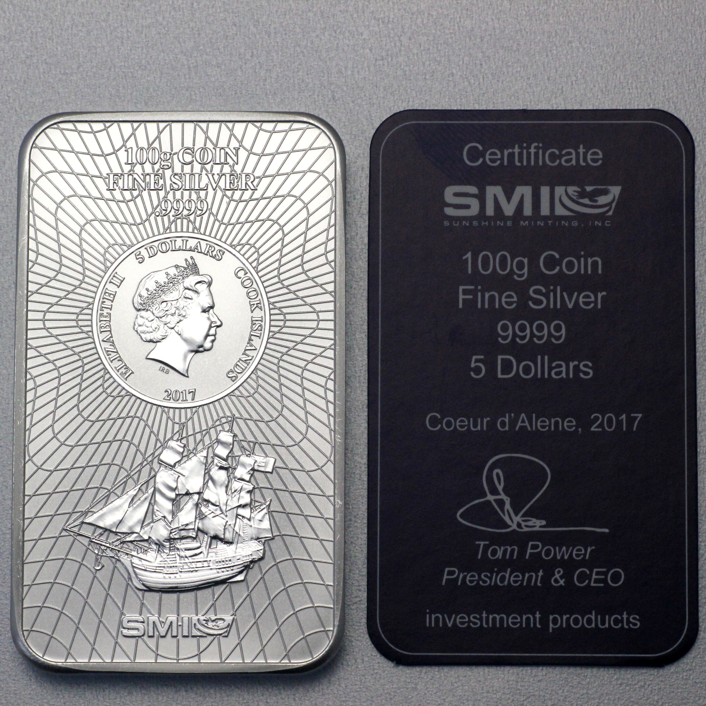 Münzbarren 100g "Generation I" (Cook Islands) - Detailansicht 2