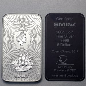 Münzbarren 100g "Generation I" (Cook Islands) - Miniaturansicht 3