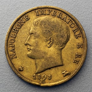 Goldmünze 20 Lire "Napoleon I." versch. Jahrg. (Italien) - Hauptansicht