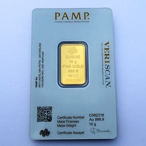 Goldbarren 10g PAMP "Fortuna" - Miniaturansicht 2