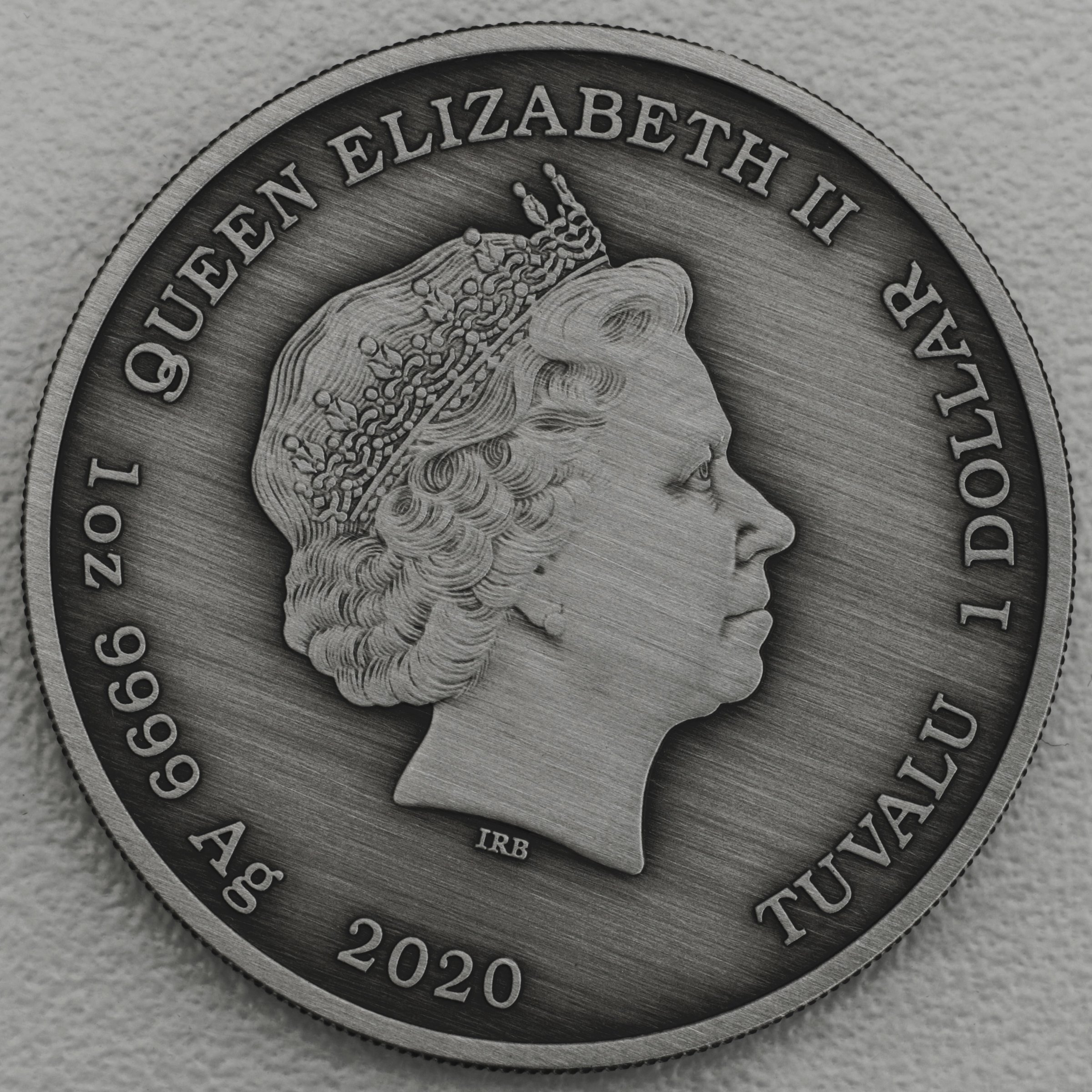 Silbermünze 1oz "Zeus" 2020 (AF) Gods of Olympus (Tuvalu) - Detailansicht 1