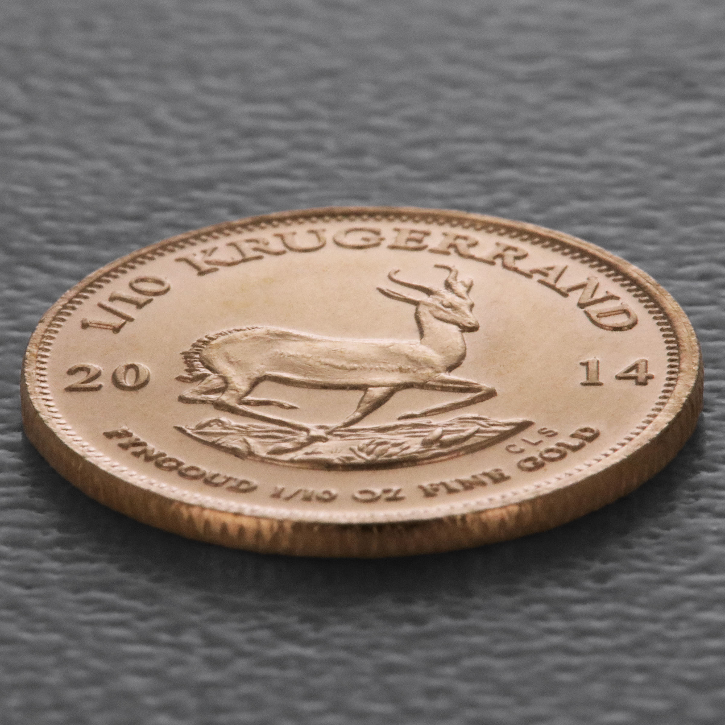 Goldmünze 1/10oz "Krügerrand" 2014 (Südafrika) - Detailansicht 2