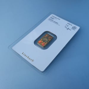Goldbarren 2g "Kinebar" (Weihnachtsmotiv) HERAEUS - Miniaturansicht 3