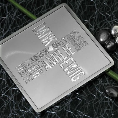 Silberbarren 1oz "Wortkreuz" Gravurbarren quadratisch - Miniaturansicht 6
