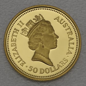 Goldmünze 1/2oz "Känguru" 1989 (PP) Australian Nugget (Australien) - Miniaturansicht 2