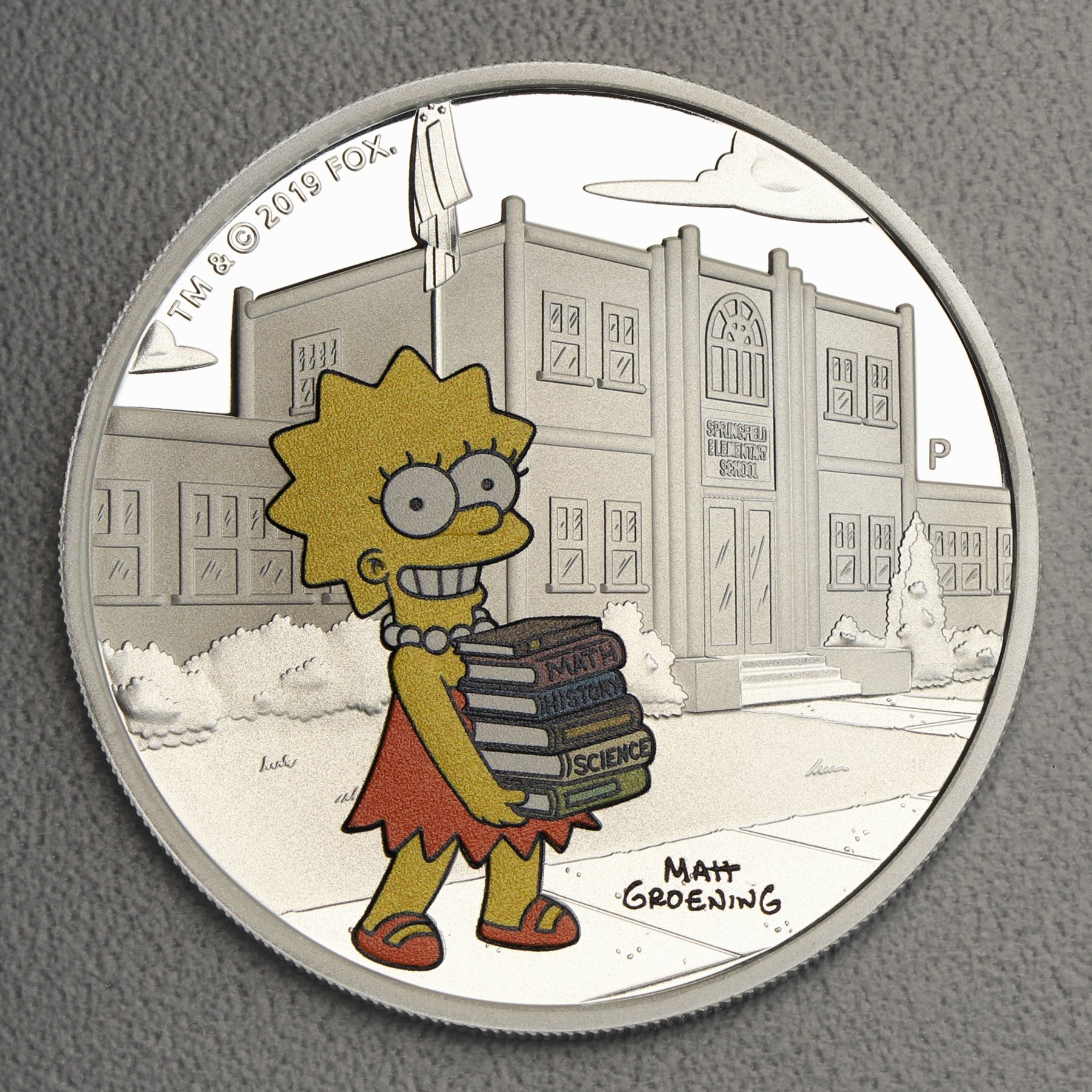 Silbermünze 1oz "Lisa Simpson" 2019 The Simpsons (Tuvalu) - Hauptansicht