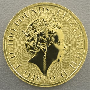 Goldmünze 1oz "Yale of Beaufort" 2019 The Queen s Beasts (Großbritannien) - Miniaturansicht 2
