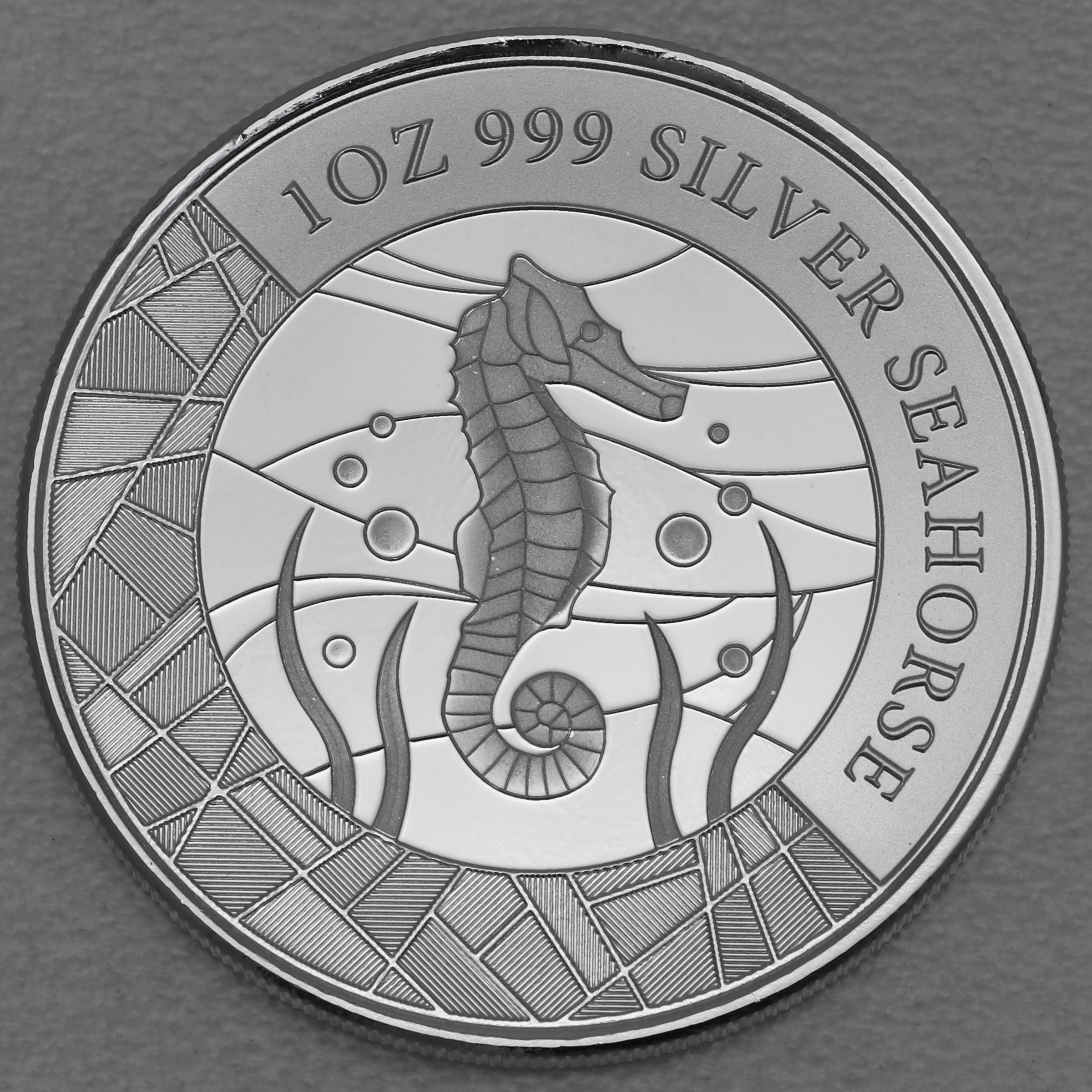 Silbermünze 1oz "Seepferdchen" 2018 (Samoa) - Hauptansicht