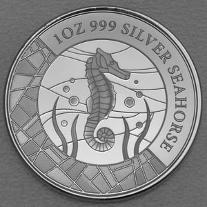 Silbermünze 1oz "Seepferdchen" 2018 (Samoa) - Hauptansicht