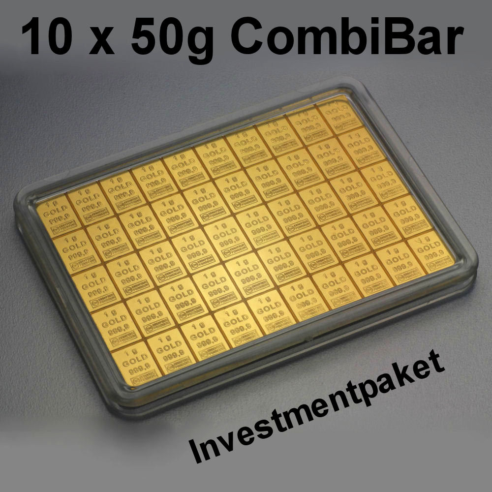 Investmentpaket (10x 50g Goldtafel) - Detailansicht 2