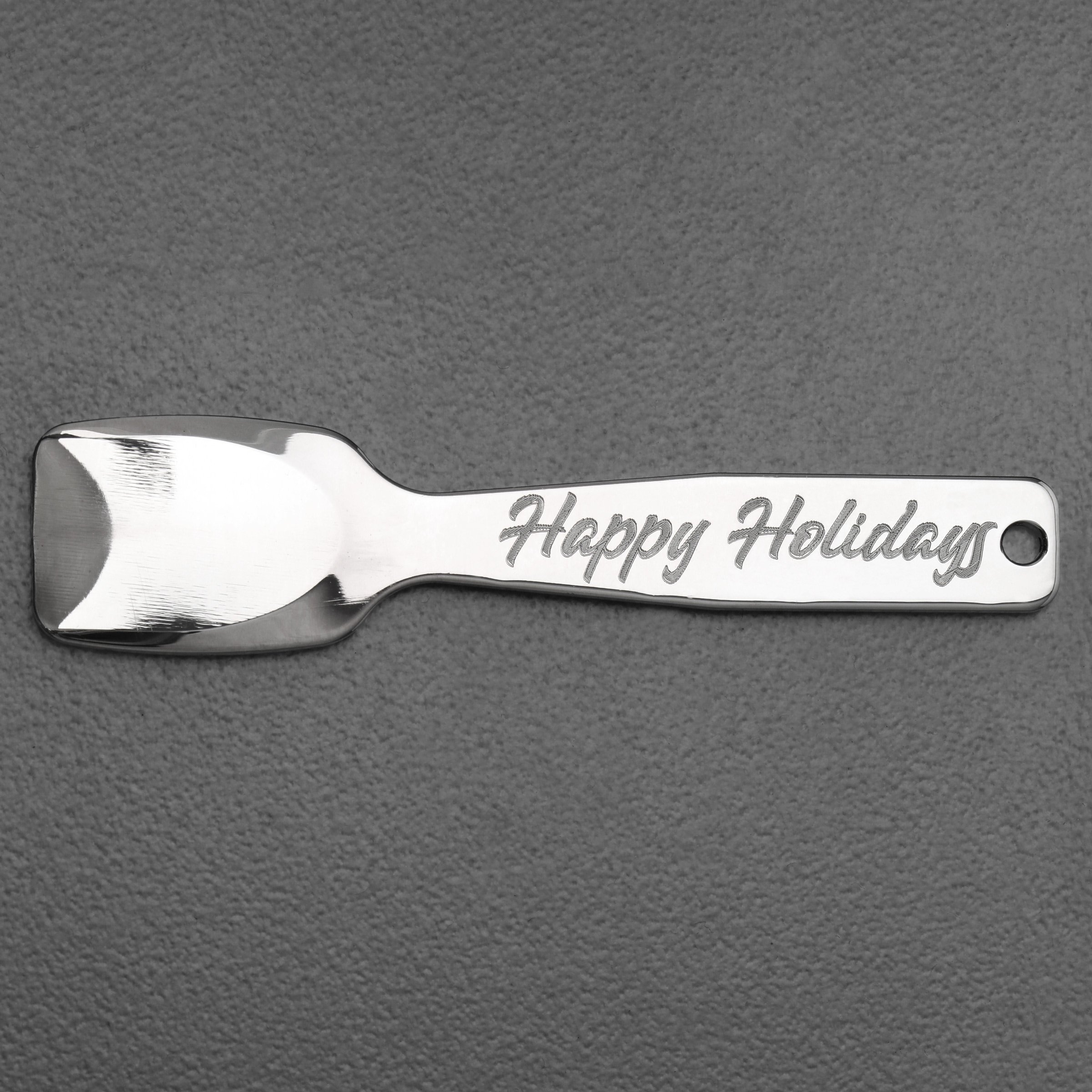 Gourmet-Löffel "Happy Holidays" Sterling-Silber - Hauptansicht