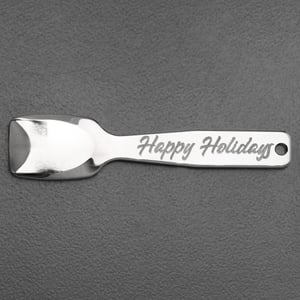 Gourmet-Löffel "Happy Holidays" Sterling-Silber - Hauptansicht