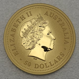 Goldmünze 1/2oz "Känguru" 2004 Australian Nugget (Australien) - Miniaturansicht 2