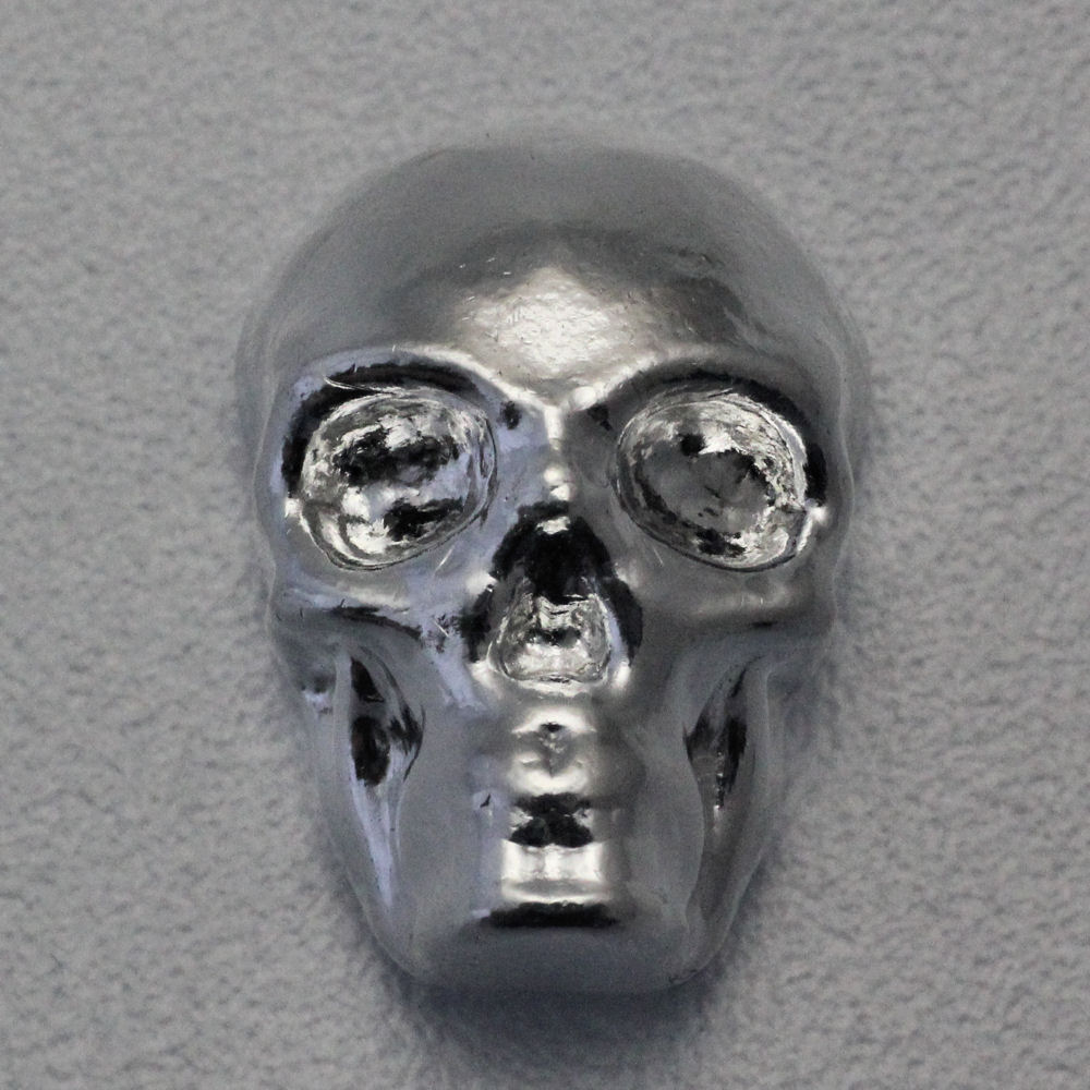 Silber 3-D Barren "Totenkopf" 1oz, gegossen - Hauptansicht