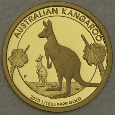 Goldmünzen "Känguru" 2020 (PP) Set – 5-teilig (Australien) - Miniaturansicht 7