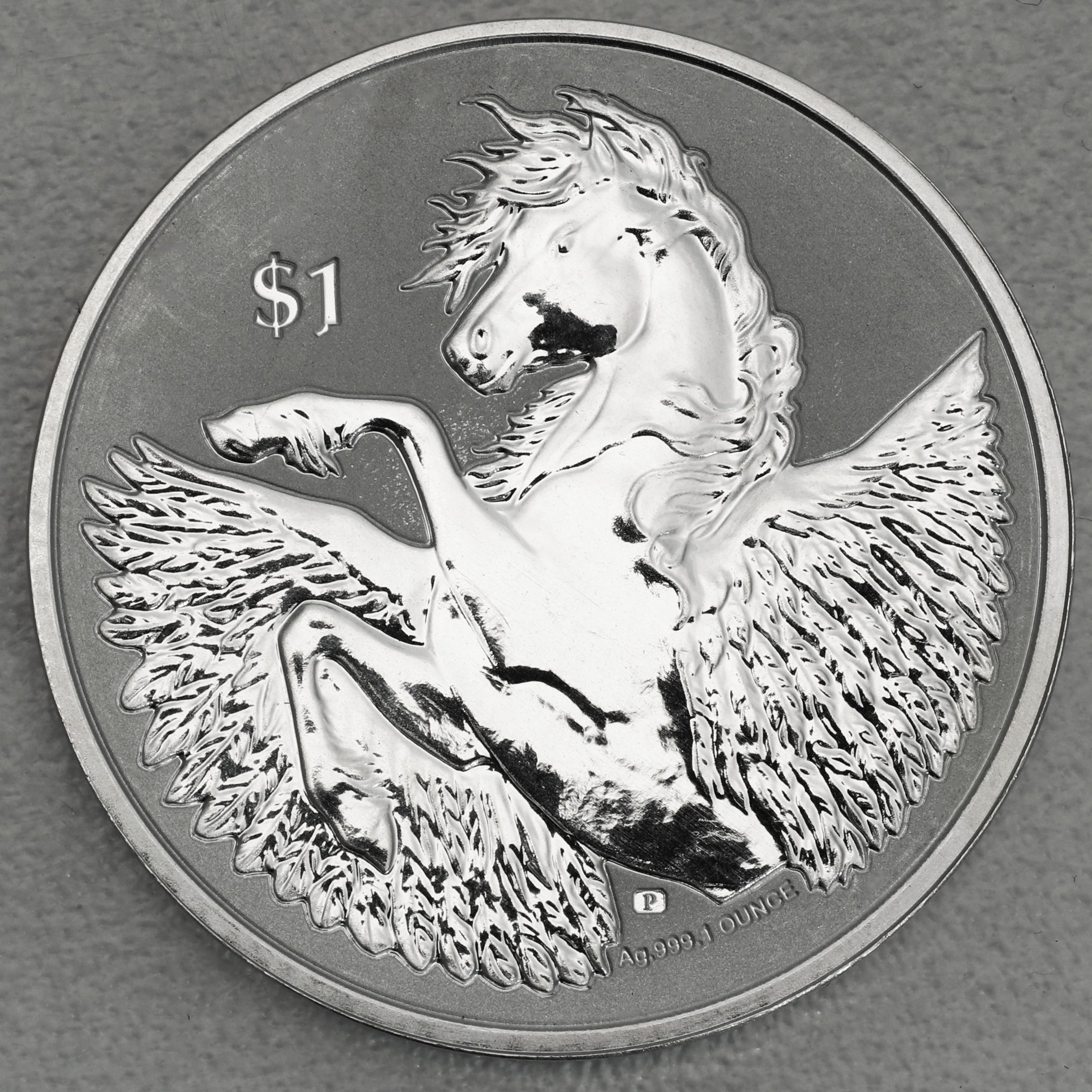 Silbermünze 1oz "Pegasus" 2020 (Britische Jungferninseln) - Hauptansicht