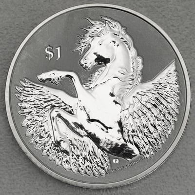 Silbermünze 1oz "Pegasus" 2020 (Britische Jungferninseln) - Miniaturansicht 1