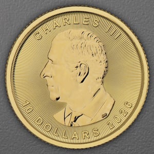 Goldmünze 1/4oz "Maple Leaf" aktueller Jahrgang (Kanada) - Miniaturansicht 2