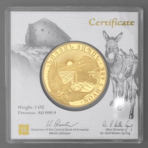 Goldmünze 1oz "Arche Noah" 2023 (Armenien) - Miniaturansicht 3