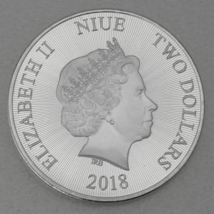Silbermünze 1oz "TREE OF LIFE" 2018 Truth (Niue) - Miniaturansicht 2