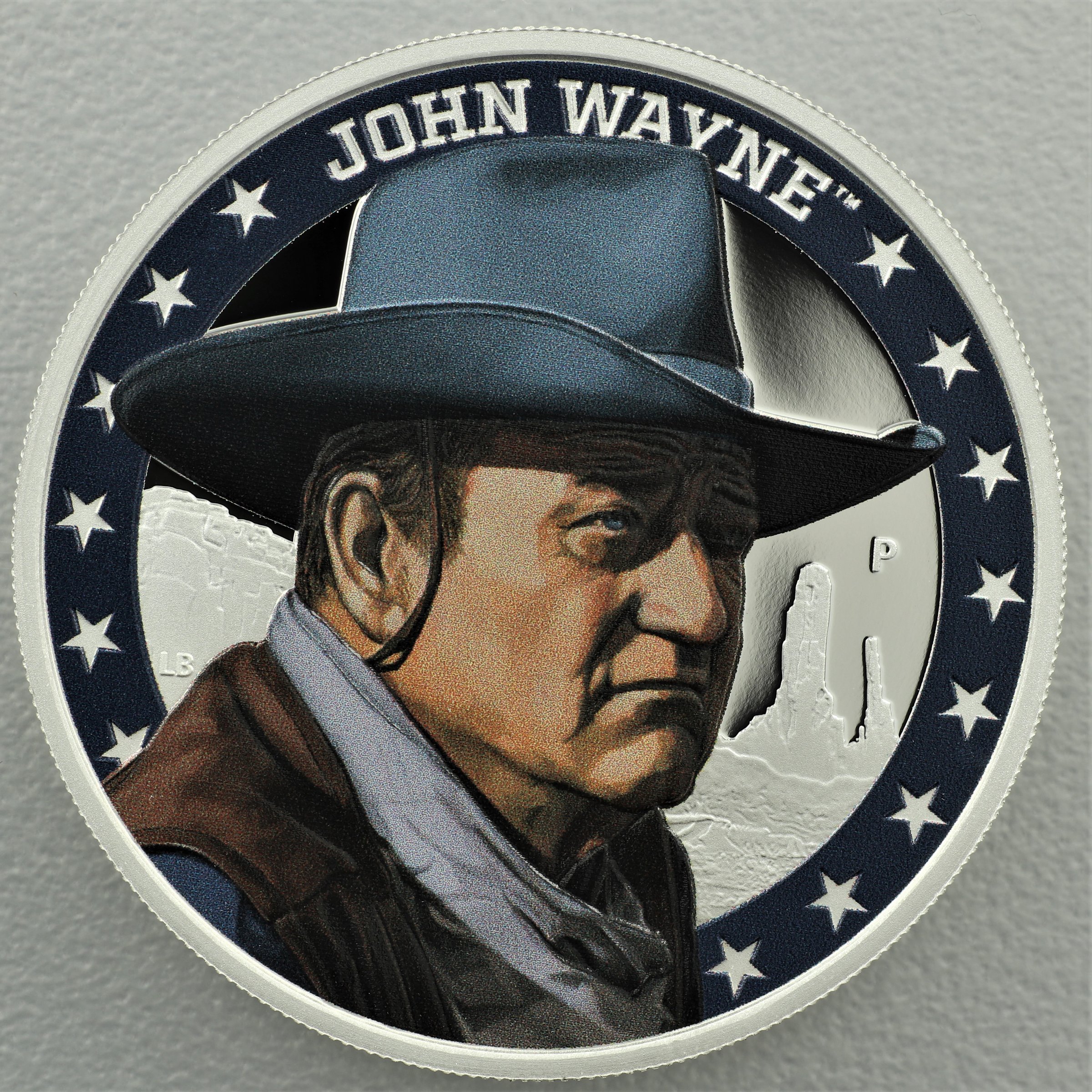 Silbermünze 1oz "John Wayne" 2020 (koloriert) (Tuvalu) - Hauptansicht