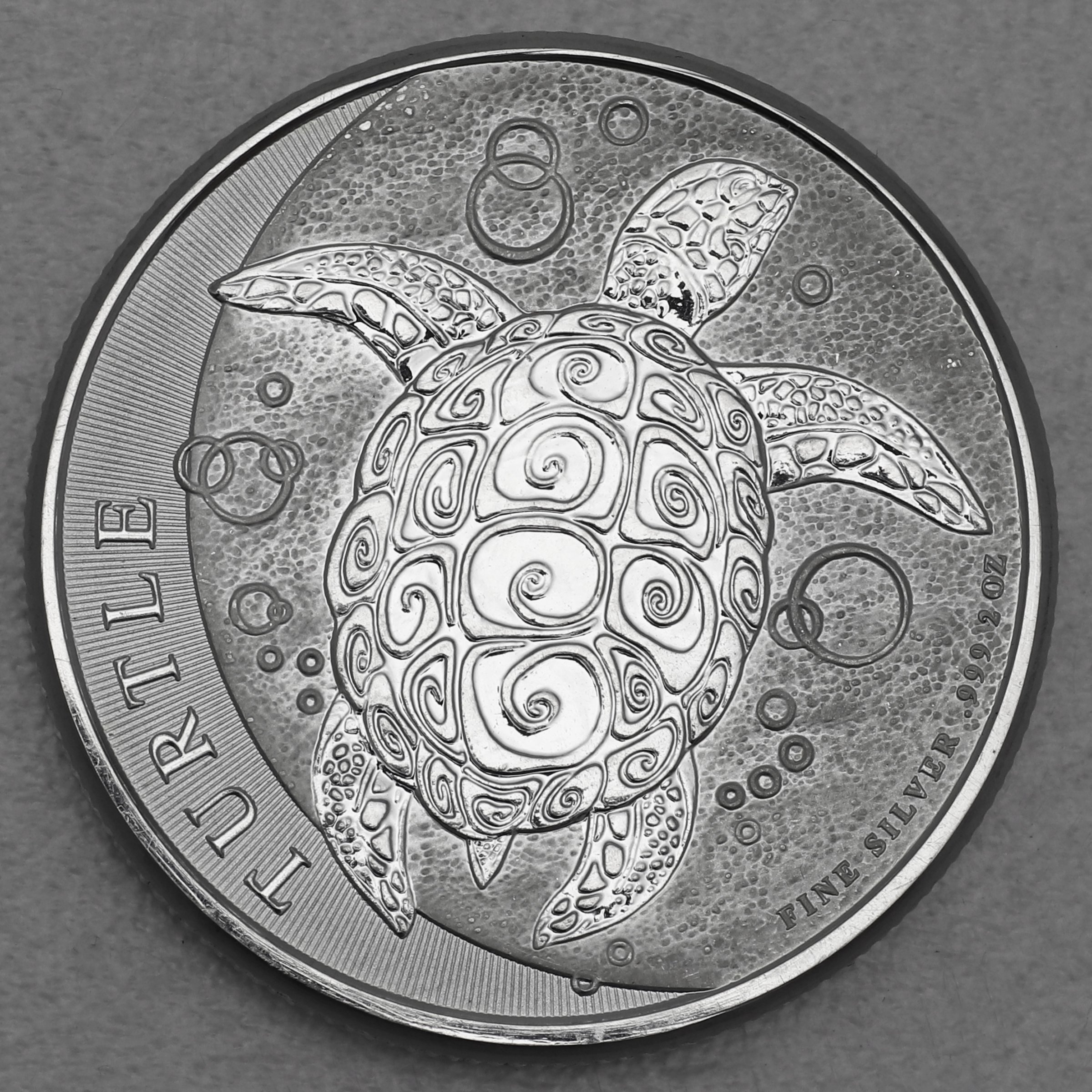 Silbermünze 2oz "Schildkröte" 2015 (Niue) - Hauptansicht
